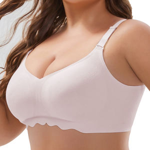 <span class=keywords><strong>Sujetador</strong></span> inalámbrico de talla grande copa completa sin aros <span class=keywords><strong>sujetador</strong></span> de gelatina cómodo <span class=keywords><strong>sujetador</strong></span> inalámbrico para mujer <span class=keywords><strong>sujetador</strong></span> sin costuras - Product Image 6