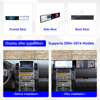 Autoradio multimédia 12,3+12,3 pouces, écran tactile Android pour Nissan Safari Y61 2004-2012, GPS, stéréo, Carplay
