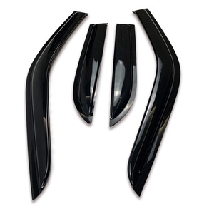Accesorios de coche <span class=keywords><strong>puerta</strong></span> lateral ventana <span class=keywords><strong>sol</strong></span> lluvia visera viento ventilación protectores deflectores para Toyota <span class=keywords><strong>VIGO</strong></span> 2012 - Product Image 1