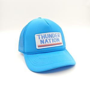 Casquettes de camionneur 5 panneaux personnalisées avec logo brodé, impression 3D en relief, en mousse et maille, pour l'hiver, le cyclisme en extérieur, la mode et la plage - Product Image 6