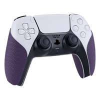 Autres accessoires de jeu Extremerate, autocollants antidérapants violets pour poignées de manette PS5