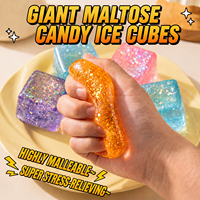 Bonbons de malt carrés à presser et libérer, à rebond lent, anti-stress, avec logo personnalisable pour enfants – Meilleures ventes