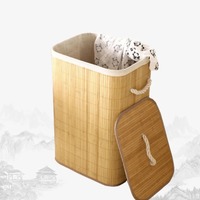 Panier à linge en osier d'organisateur de stockage de vêtements sales durables à prix d'usine de vente en gros promotionnel