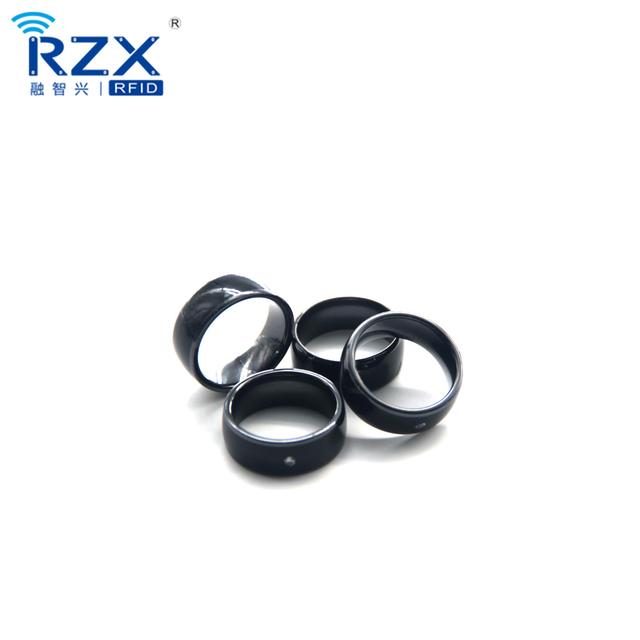 Logo Engraved 13.56MHz  RFID Ring NFC Smart Ring for Access Control Link Sharing Business PAYMENT