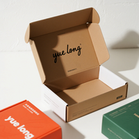 Boîte en carton ondulé pour l'expédition de vêtements, cadeaux, articles de luxe, emballages de petite taille pour le commerce électronique