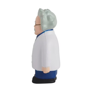 ของเล่นบีบคลายเครียดรูปนักวิทยาศาสตร์ ทำจากโฟม PU พิมพ์โลโก้ได้ ของขวัญส่งเสริมการขายสำหรับเด็กชายและเด็กหญิง - Product Image 3