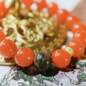 Bracelet en agate de Nanhong, design authentique, harmonie cosmique, connexion, amulette, météorite, pour collectionneur de minéraux haut de gamme - Product Image 3