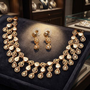 เครื่องประดับแฟชั่นขายส่ง14K 18K 24K ชุดสร้อยคอรูปตัวทองตุรกีเครื่องประดับแบบดั้งเดิมเครื่องประดับทองเหลืองทองไก่งวง - Product Image 3