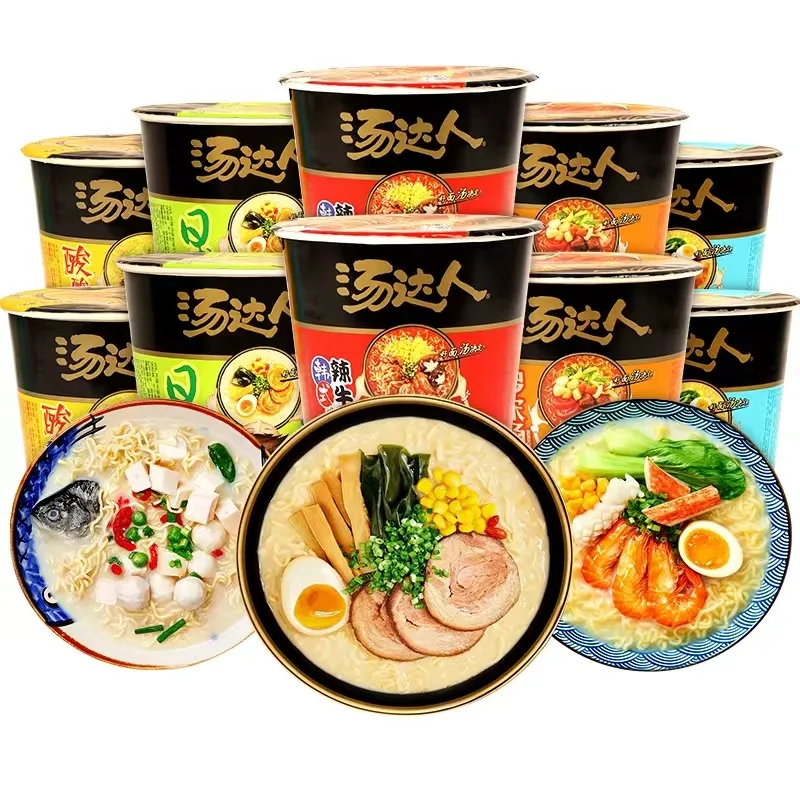 Unificatie Soep Daren Pittige Rundvleesnoedels 82G De Meest Populaire Chinese Food Instant Noedels Instant Noodle Cup