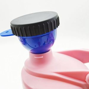 Customized Logo Sports Water <b>Bottle</b> Funnel Supplement Container Portable <b>Protein</b> Powder Funnel Keychain BPA Free - Product Image 2