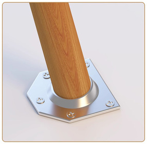 <span class=keywords><strong>Table</strong></span> à manger moderne minimaliste <span class=keywords><strong>extensible</strong></span> et <span class=keywords><strong>pliable</strong></span> avec pieds en métal, en panneaux de particules, mobilier de maison - Product Image 6