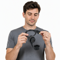Connecteur de câble étanche IP67 Lshitech Aviation Plug 0,3-1m, prise femelle/mâle, montage sur panneau industriel avec port USB