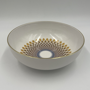 Juego <span class=keywords><strong>de</strong></span> Platos y Tazones <span class=keywords><strong>de</strong></span> Melamina Geométricos Dorados Estilo Art Deco <span class=keywords><strong>para</strong></span> Bodas y Todas las Ocasiones - Product Image 5