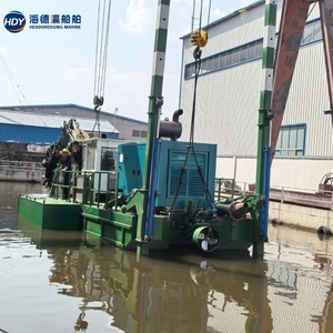 Bateau de nettoyage de rivières multifonctionnel pour l'élimination des jacinthes d'eau, navire de dragage amphibie pour projet en Afrique, ISO CE - Product Image 3