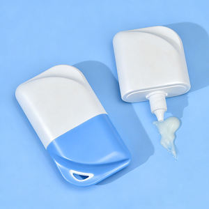 Mini flacon compact carré vide de 30 ml et 50 ml en plastique pour fond de teint et crème solaire avec sangle de suspension - Product Image 6