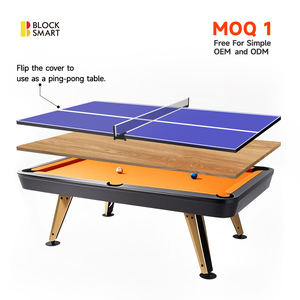 Table de <span class=keywords><strong>billard</strong></span> multifonctionnelle convertible 3 en 1 de haute qualité, 5 pieds, 6 pieds, table de ping-pong/table à manger - Product Image 4