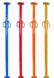 Étais métalliques télescopiques réglables pour la construction, avec système à écrou, pour le bâtiment - Product Image 2