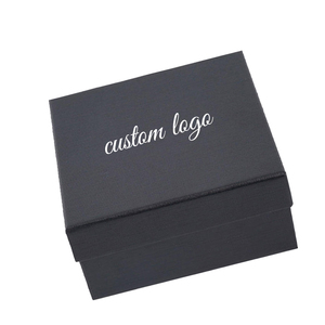 Pas cher de haute qualité <span class=keywords><strong>noir</strong></span> <span class=keywords><strong>homme</strong></span> <span class=keywords><strong>ceinture</strong></span> boîte de papier cadeau couvercle rigide boîte d'emballage de bijoux personnalisé avec logo - Product Image 3