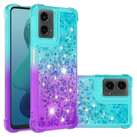 Coque Liquide Dégradée Effet Sable Mouvant pour iPhone 16 16E 15 14 13 12 Mini 11 Pro Max XR XS X 8 7 6 Plus Antichoc Dynamique Scintillante