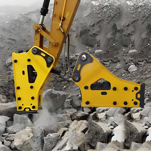 Marteau de démolition latéral, brise-roche hydraulique avec burin pour excavatrices de 45 à 55 tonnes - Product Image 5