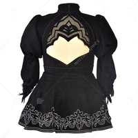 Costume de cosplay, jupe justaucorps avec bandeau, leggings, robe de cosplay pour femmes