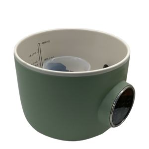 طباخ أرز محمول بقوة 550 واط، طباخ أرز صغير مع تحكم حاسوبي، وعاء داخلي سيراميك موفر للطاقة - Product Image 5