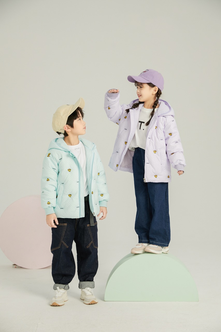 toddler girl down coat with flower