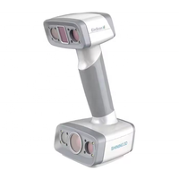 Scanner 3D portable Einscan H H2 à source de lumière blanche, couleur du corps humain, cheveux noirs