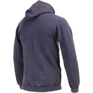 2025 cuir hommes Orange haute visibilité Premium coton à capuche MNG11687 fermeture éclair avant - Product Image 2