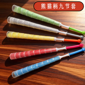 Housse de dépoussiérage à neuf sections, flexible, pour le nettoyage domestique, gris, bleu, vert, rouge, jaune, protection et prévention de la poussière - Product Image 1