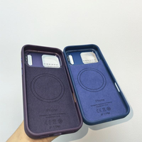 Étui de luxe en cuir PU avec anneau magnétique pour iPhone 17 Air 17 16 15 14 Plus 13 12 11 Pro Max, compatible avec la recharge sans fil magnétique