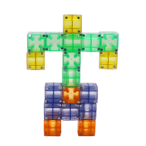 Wellbbplay 20 cái Magic Cubes trẻ em 'giáo dục câu đố với nam châm khối xây dựng từ khối gạch xây dựng đồ chơi - Product Image 1