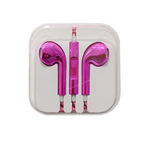 Auricolari in Metallo Placcato Iridescente Personalizzati con Cavo, Jack da 3,5mm, Bassi Potenti, Microfono Integrato, Compatibili con MP3, iOS e Android - Product Image 3