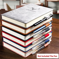 Carnets de planification personnalisés, organiseurs, agendas quotidiens, hebdomadaires, mensuels, pour l'école, le bureau, couverture rigide, format A5, en cuir PU, avec stylo