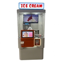 Máquina Expendedora de Helado Suave Totalmente Automática con Pantalla Táctil y Certificación CE, 18L, Personalizable en Idiomas, Métodos de Pago y Colores