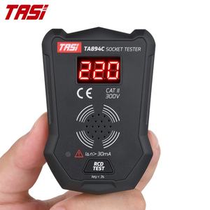 Testeur de tension TASI TA894C 175V~250V avec fonction vocale, testeur RCD GFCI, testeur de prise murale européenne (prise EU), précision numérique (2.0%+2) - Product Image 3
