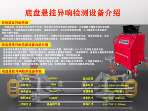 1-Jahres-Garantie Fahrzeug-Fahrwerksprüfstand zur Erkennung von Geräuschen und Klirren - Product Image 3