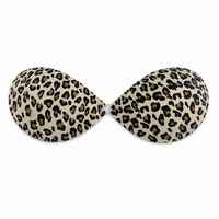 Soutien-gorge adhésif sans couture à imprimé léopard personnalisé avec adhésif en silicone invisible haute adhérence pour robes dos nu