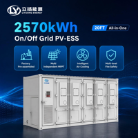Système de stockage d'énergie par batterie en conteneur de 20 pieds pour climatisation, protection incendie et applications sur réseau, à base de lithium-ion