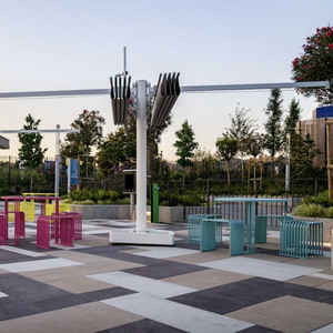 Juego de Muebles de Exterior Duraderos de Acero Inoxidable con Estructura de Hierro Moderna, <span class=keywords><strong>Mesa</strong></span> y Silla de Café Minimalistas para <span class=keywords><strong>Terraza</strong></span> Comercial - Product Image 3