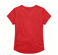 T-shirts pour femmes à manches courtes en coton 100% OEM pour la promotion