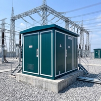 Poste de transformateur compact extérieur triphasé 11kV 10kV 6kV 3kV 480V 220V 110V 400V 50Hz avec station de charge pour véhicules électriques