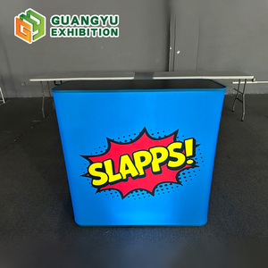 Podio Plegable Retroiluminado de 40x80cm, Podio Personalizado con Estuche de Transporte, Mesa de Exhibición Plegable, Mostrador Plegable Promocional - Product Image 2