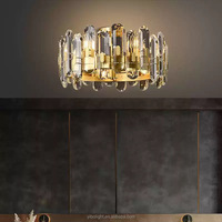 Lampe en cristal, luminaire suspendu pour cuisine, lampe de style américain, lustre personnalisé, lampe suspendue moderne