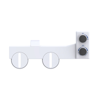 Bidet WC mural ABS pour femmes, design européen en deux parties, avec contrôle de la pression de l'eau et évacuation par siphon en P