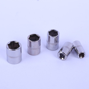 46 Piece <b>Socket</b> Set <b>Ratchet</b> Wrench 1/2 In Chromium Vanadium Steel Auto Repair Tool Kit - Product Image 3