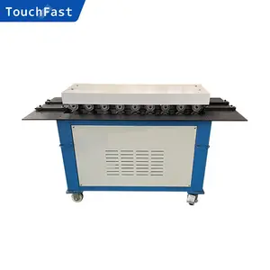 Touchfast duct lockformer machine,multi-function ventilation equipment rectangular tube pittsburgh lock forming machine