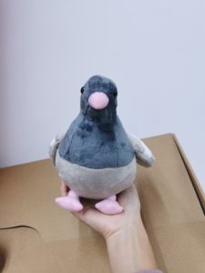 Đồ chơi giáo dục mới-Chim bồ câu mũm mĩm dễ thương thực tế với bông PP làm đầy Chức năng giảm căng thẳng vật liệu sang trọng ngắn - Product Image 5