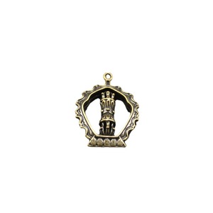Colgante Vajra del budismo tibetano, aleación de cobre, 38 mm x 28 mm, amuleto de moda unisex - Product Image 2