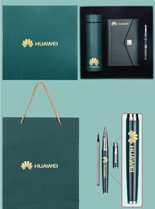 Custom Logo Corporate Birthday Stationery Women Christmas Gift Set 3 1 Luxury Business Style PU Cover Metal Pen Smart <b>Cup</b> Silk - Product Image 6